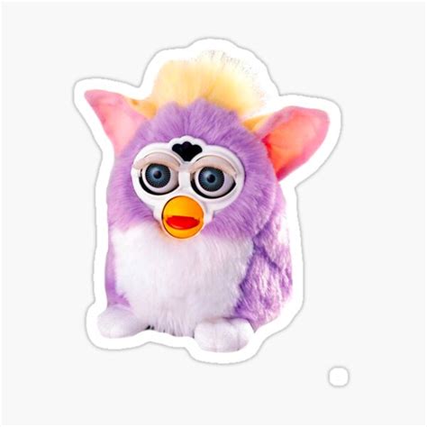Spring Time Furby Sticker By Outsidercorner Redbubble