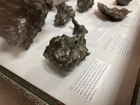 В Котельничском палеонтологическом музее открылась выставка Метеориты
