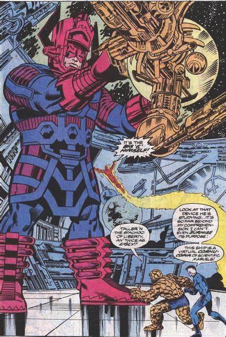 Galactus And The Fantastic Four Comics Spiderman Marvel