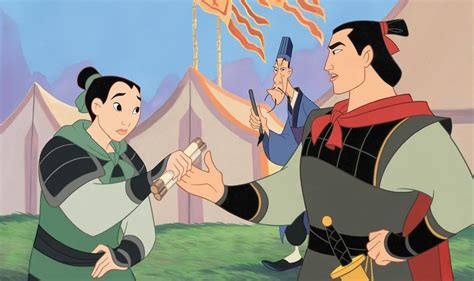 Mulan As Ping Meets Shang Walt Disney Pixar Mulan Disney Disney Animated Films