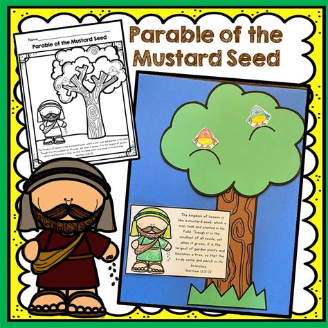 Parable Of The Mustard Seed Coloring Page