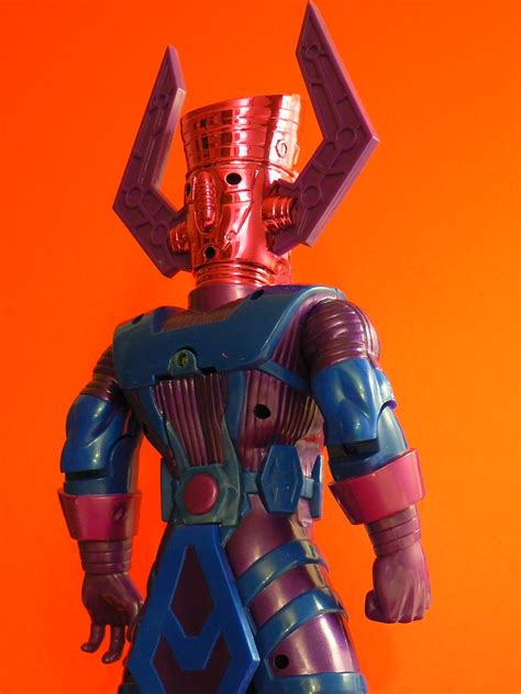 Galactus is a major antagonist in the marvel comics universe. Super-DuperToyBox: 14" Cosmic Power Galactus by ToyBiz