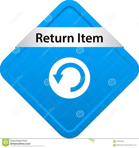 Return Item Icon Button Stock Illustration Illustration Of Choice