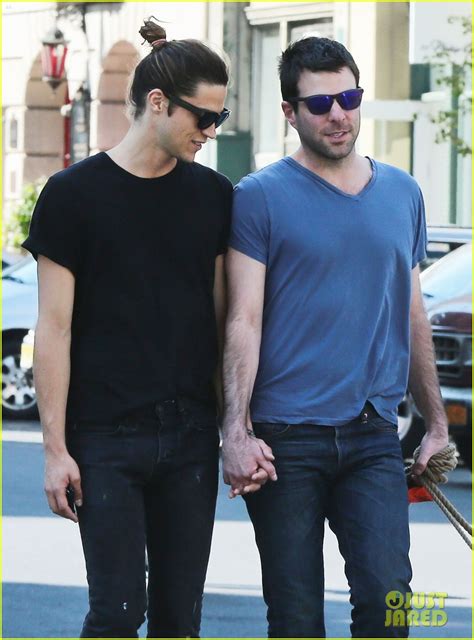 Zachary Quinto And Boyfriend Miles Mcmillan Look So In Love Photo