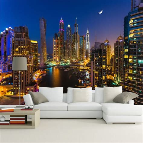 Buy Beibehang Custom 3d Photo Wallpaper Dubai City