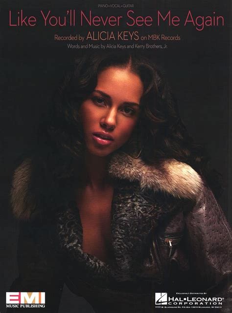 Alicia Keys Like Youll Never See Me Again Music Video 2007 Imdb