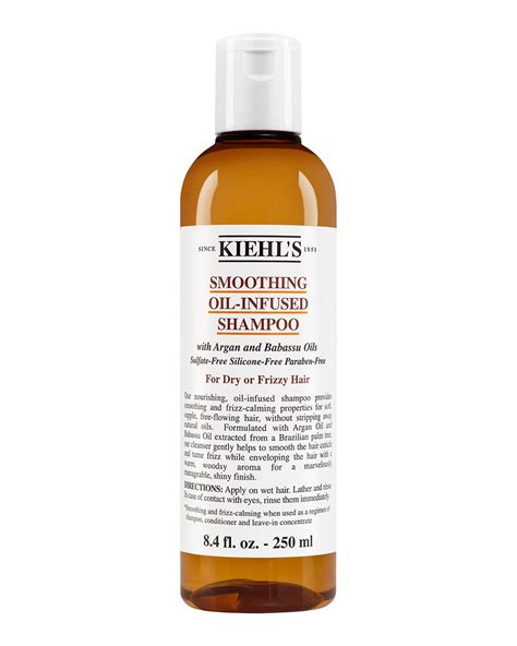 Kiehls Since 1851 Smoothing Oil Infused Shampoo 84 Oz Sulfate Free