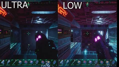 System Shock Remake Demo Low Vs Ultra Settings Graphics Comparison
