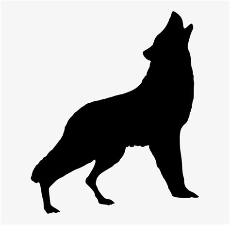 Silhouette Wolf Howling Art Wild Animal Nature Wolf Howling