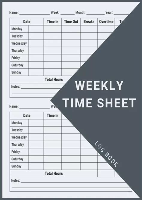 Ppt Pdfreaddownload Weekly Time Sheet Log Book Work Hours Log