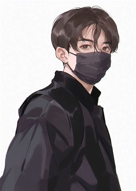 They fall, splashing on namjoon's shirt, and namjoon hums noncommittally, then touches his hands to jungkook's jaw, tipping his head back so their gazes can lock. Anime BTS Jungkook (1) | Pelajarindo.com