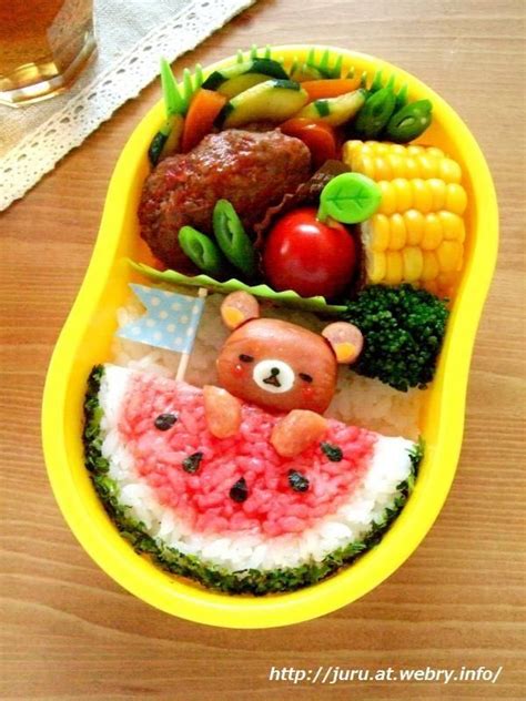 Rilakkuma Took A Watermelon Bento Japanese Food Bento Bento Kids