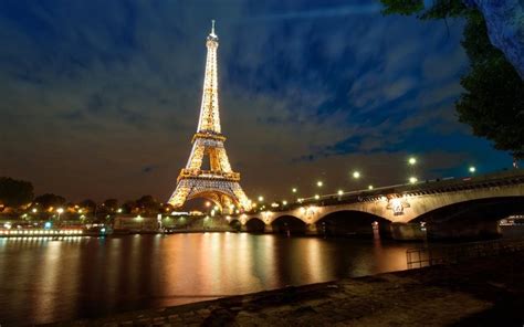 Descargar Fondos De Pantalla Francia París Río La Noche La Torre
