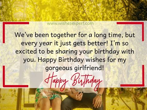 50 Romantic Birthday Wishes For Girlfriend 2024