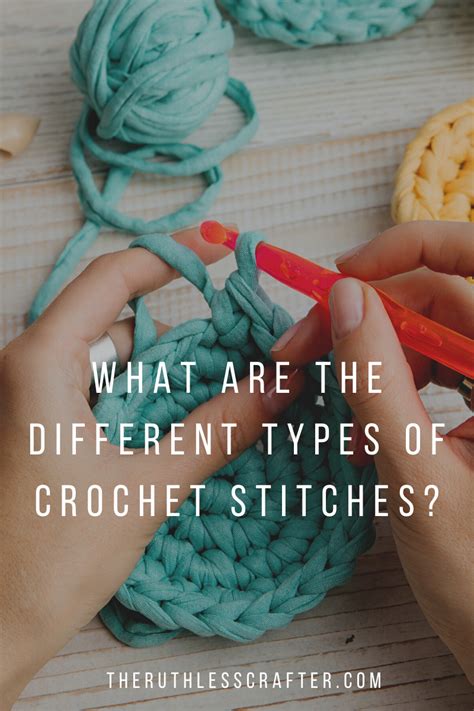 What Are The Different Types Of Crochet Stitches The Ruthless Crafter