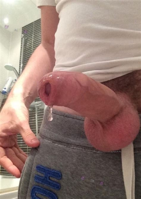 Hard Uncut Cock With Precum Dripping Nude Guys Showing Cocks