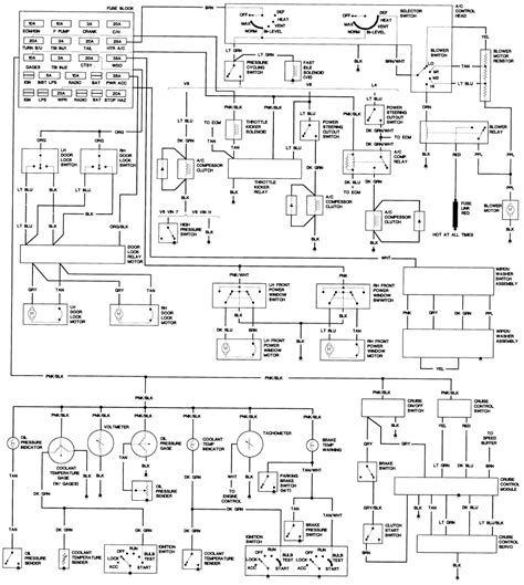 Diagram 1984 Chevy K20 Fuse Box Diagram Mydiagramonline