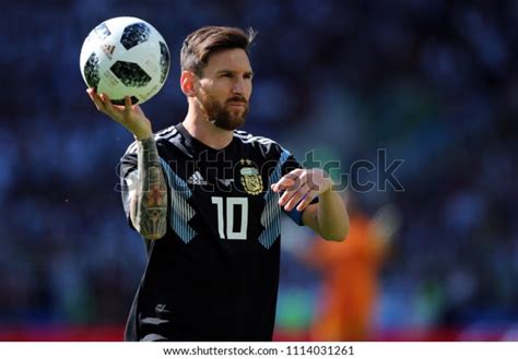 16062018 Moscow Russian Leonard Messi Action Stock Photo Edit Now