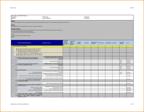 Internal Audit Iso 90012015 Checklist Nomrunner