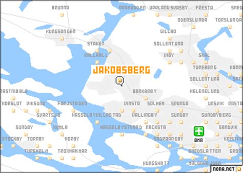 Don't miss your favorite concert again. Jakobsberg (Sweden) map - nona.net