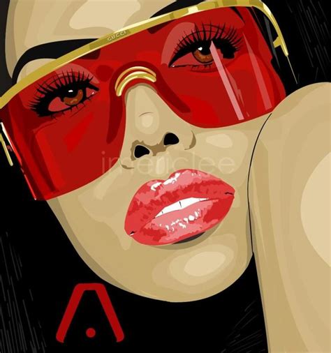 Pin By Kæ On A R T Vector Portrait Aaliyah Black Women Art