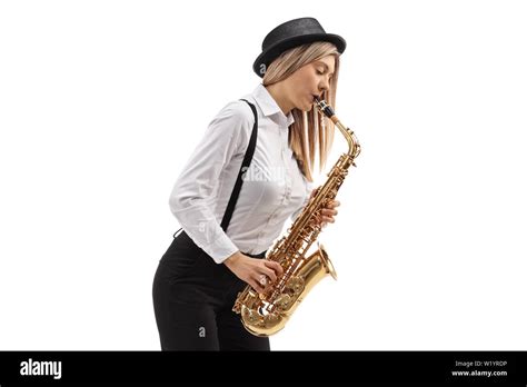 Girl Playing Sax Hi Res Stock Photography And Images Alamy
