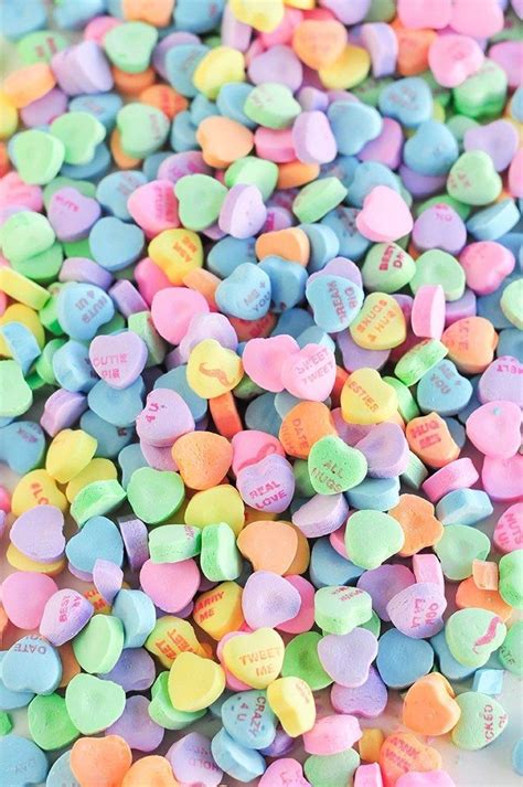 Valentines Day Wallpaper Lockscreen Hearts Candy Color Valentines Day Hearts In 2019