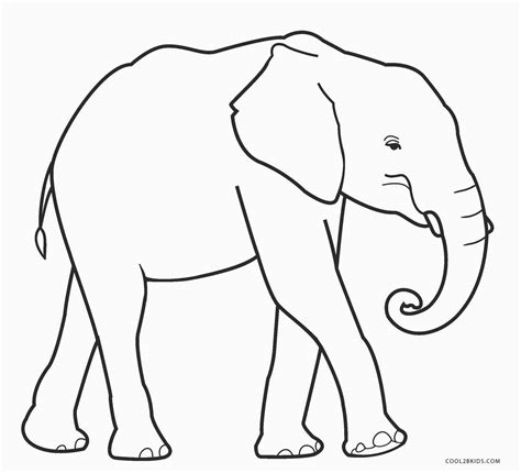 Dibujos Para Imprimir Y Colorear Elefante Para Colorear Images