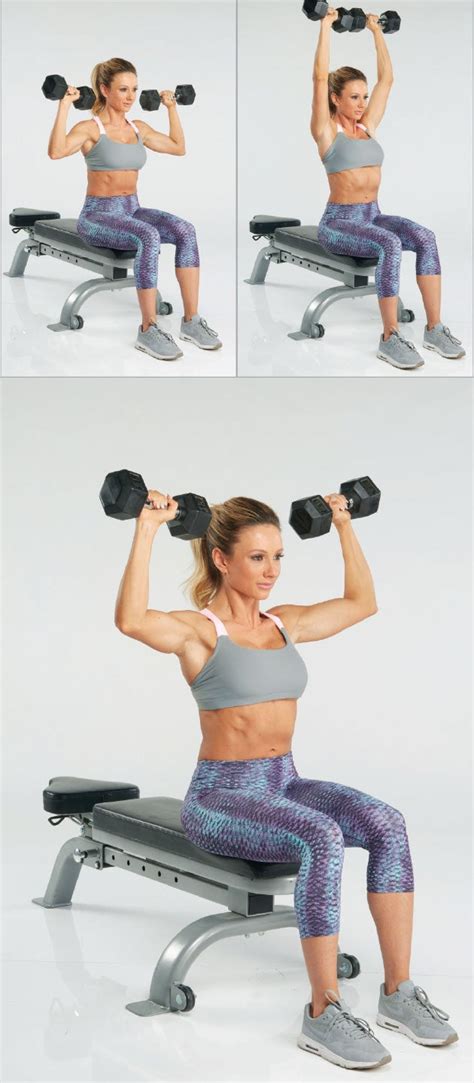 A seated dumbbell overhead press is a better option for individuals who are getting started in strength training or for people with back issues or injuries. Superset Your Way To Bolder Shoulders