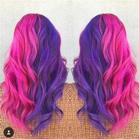 31 brave pink and purple hair looks [with video tutorial] hair color purple ombre hair color