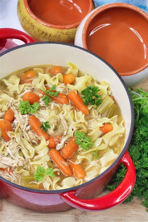 Homestyle Chicken Noodle Soup Sweet Peas Kitchen