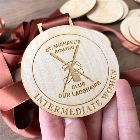 Custom Luxury Wooden Medals Techcreate