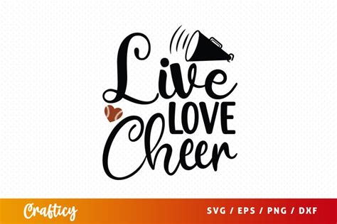 live love cheer svg 2954221