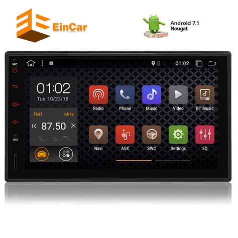 Eincar 7 Inch Lcd Capacitive Touch Screen Double Din Android 71 Car