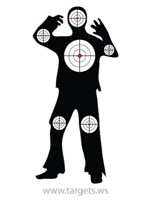 Free Printable Zombie Targets Simplistically Living Monster Targets