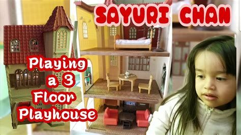 Sayuri Chan Playing A 3 Floor Playhouse Brazilian Princess Youtube