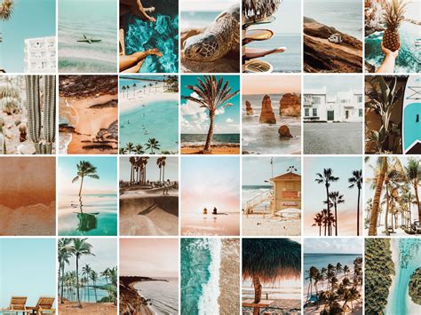 Beach Wall Collage Bedroom Wall Collage Picture Collage Wall Art My