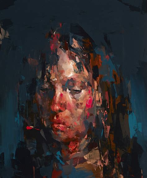 Expressive Abstract Portraits By Kai Samuels Davis Daily Design