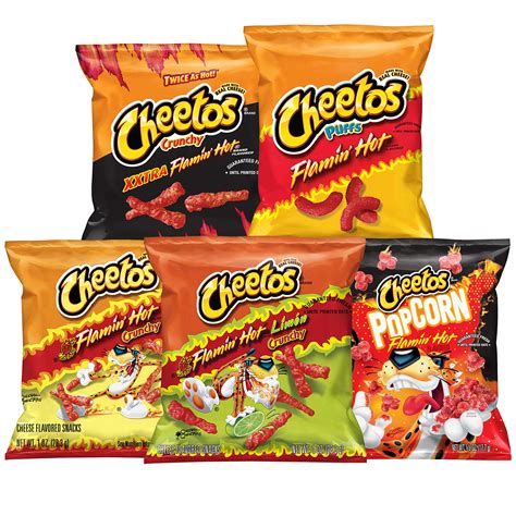 Cheetos Cheetos Hot And Spicy Variety Pack 40 Count 1 Ounce Bags Buy Online In Singapore At