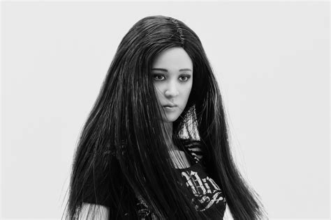 Free Images Person Black And White Girl Fashion Hairstyle Long Hair Black Hair Eyes
