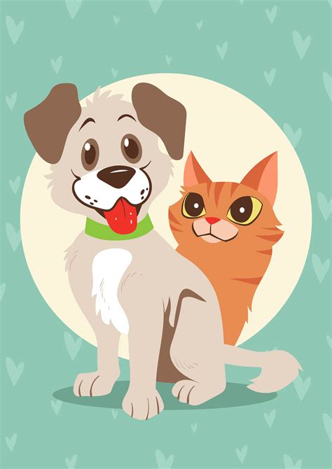 Puppies And Kittens Vector Art Icons And Graphics For Free Download