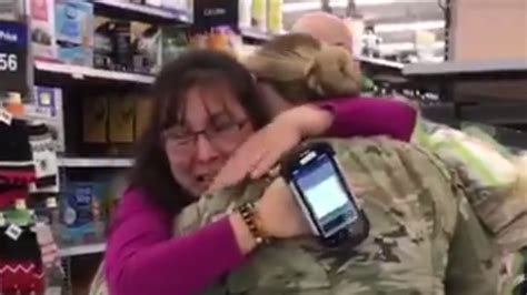 Grab The Tissues Maine Soldier Surprises Mom At Work