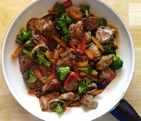 Pork Stir Fry Ready In Less Then 30 Minutes The Gardening Cook