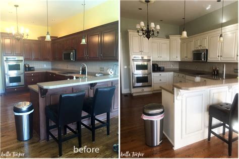 Before And After Pictures Of Kitchen Cabinets Painted Online Information