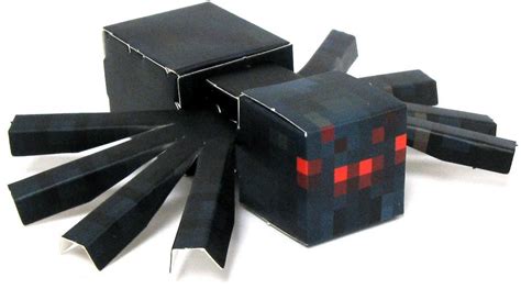 Paper Craft New 3 Papercraft Minecraft Spider