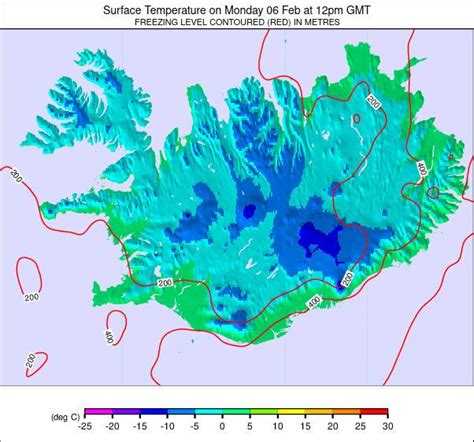 Iceland Temperature Forecast