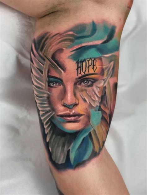 Angel Tattoo By Krisr Limited Availability At Salvation Tattoo