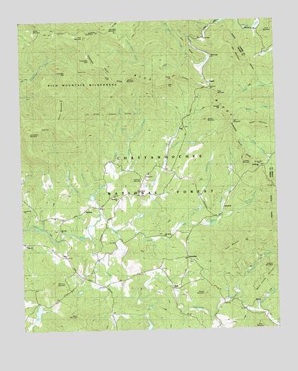 Tickanetley Ga Topographic Map Topoquest