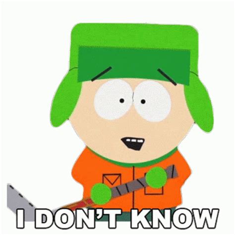 I Dont Know Kyle Broflovski Sticker I Dont Know Kyle Broflovski South Park Discover Share Gifs