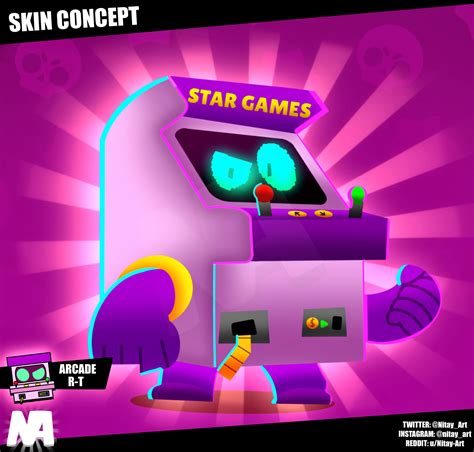 Skin Concept Arcade R T Rbrawlstars